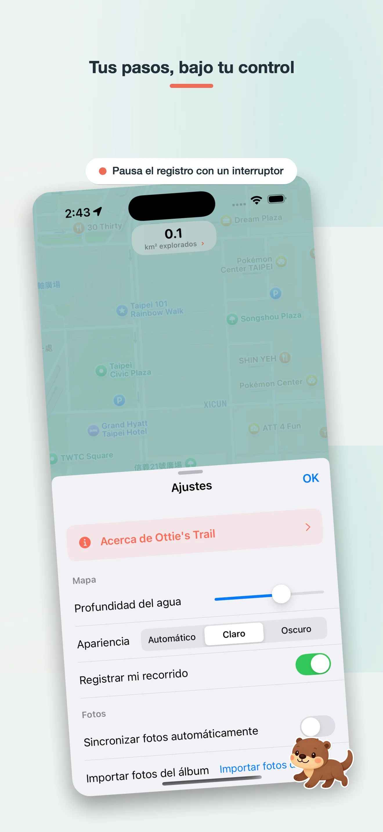 Ottie's Trail — Diseñada para sentirse como explorar