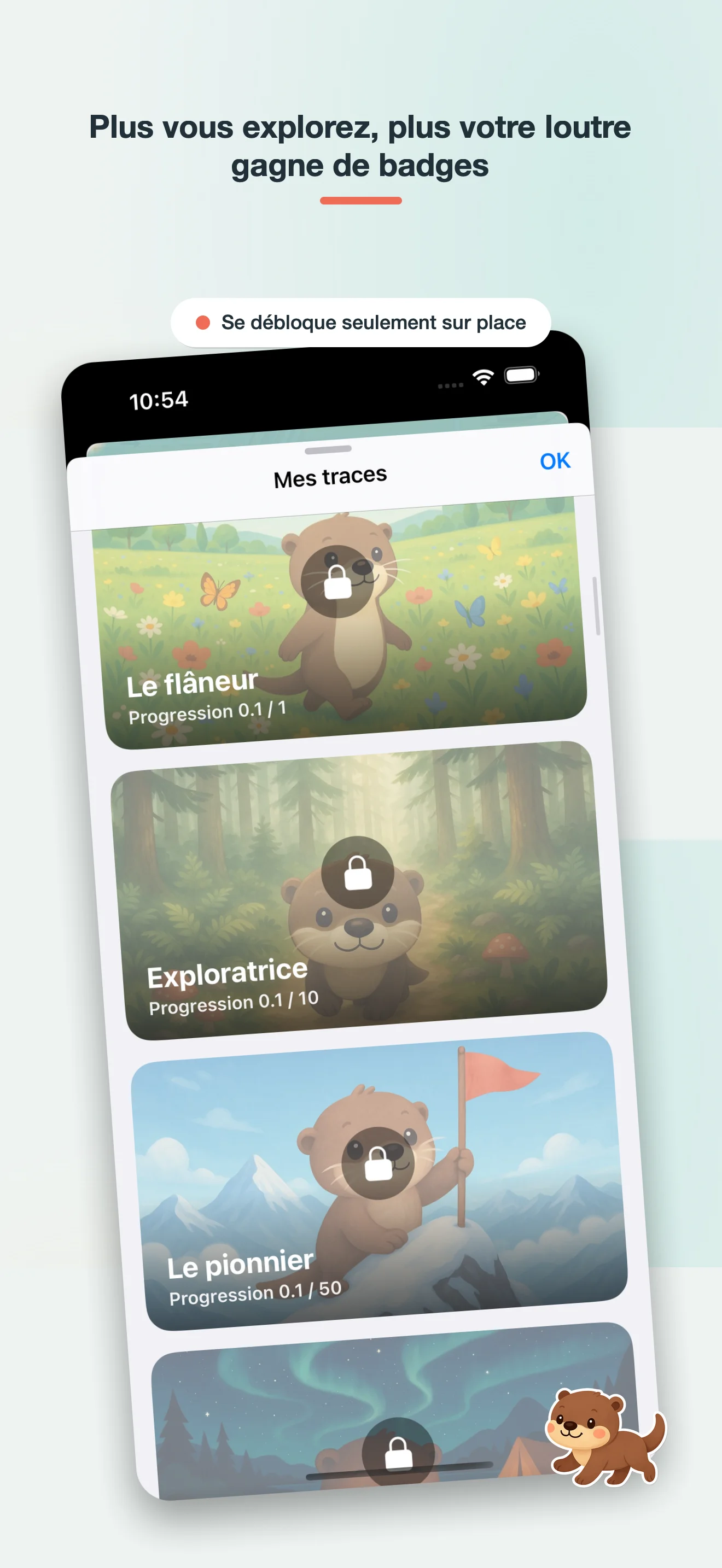 Ottie's Trail — Conçu pour donner la sensation d'explorer