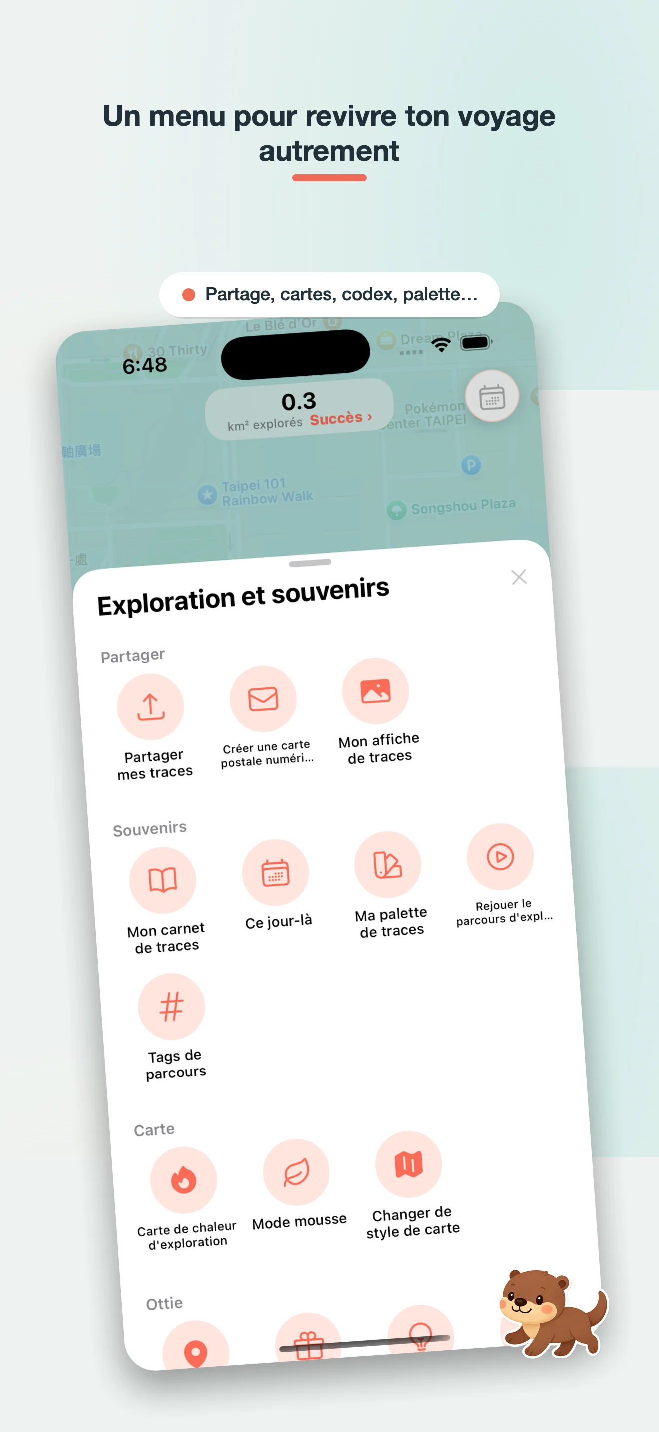 Ottie's Trail — Conçu pour donner la sensation d'explorer
